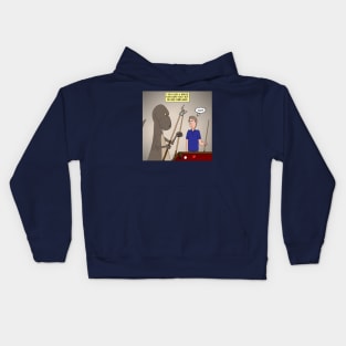 T-Rex Playing Pool Kids Hoodie